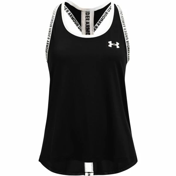 Meisjes tanktop Under Armour  Knockout Tank Black