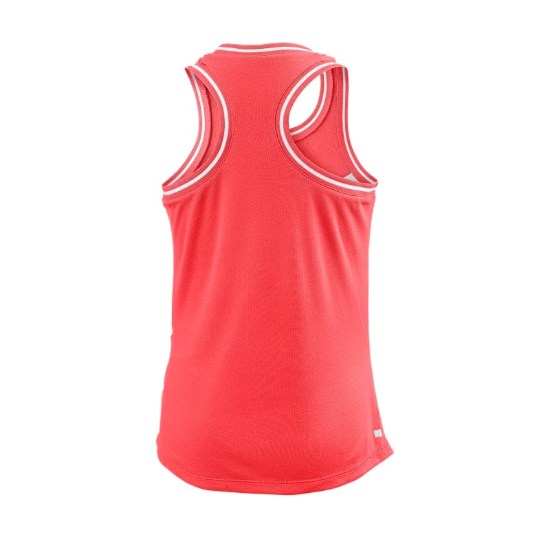 Meisjes tanktop Wilson  Team Tank II Coral L