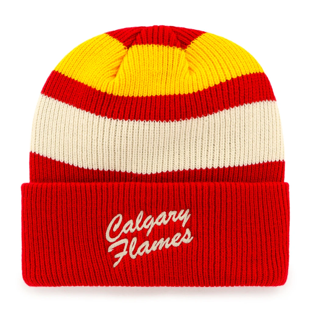 Muts 47 Brand  NHL Calgary Flames Clubhouse Jennings ’47 CUFF KNIT