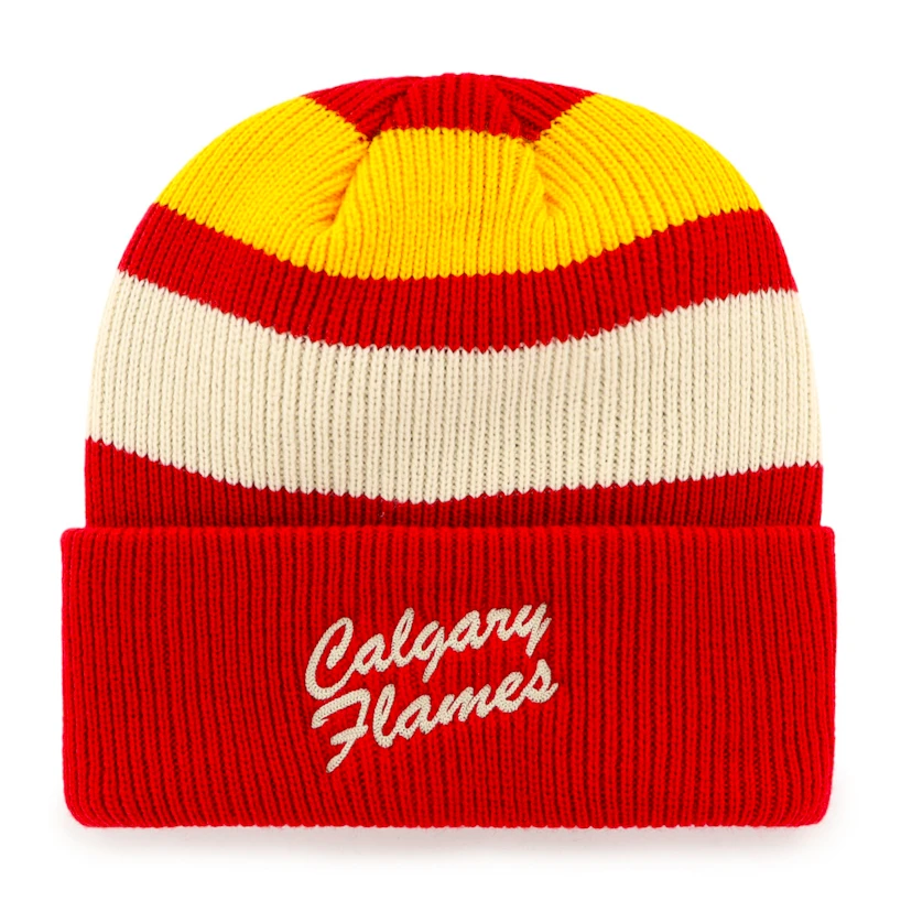 Muts 47 Brand  NHL Calgary Flames Clubhouse Jennings ’47 CUFF KNIT