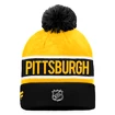Muts Fanatics  Authentic Pro Game & Train Cuffed Pom Knit Pittsburgh Penguins