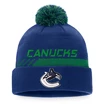 Muts Fanatics  Authentic Pro Locker Room Cuffed Pom Knit NHL Vancouver Canucks