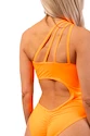 Nebbia asymmetrische monokini met één schouder 458 oranje neon