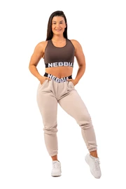 Nebbia Iconische joggingbroek met elastische taille 408 crème