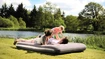 Opblaasbaar matras Easy Camp  Flock Double Black & Grey