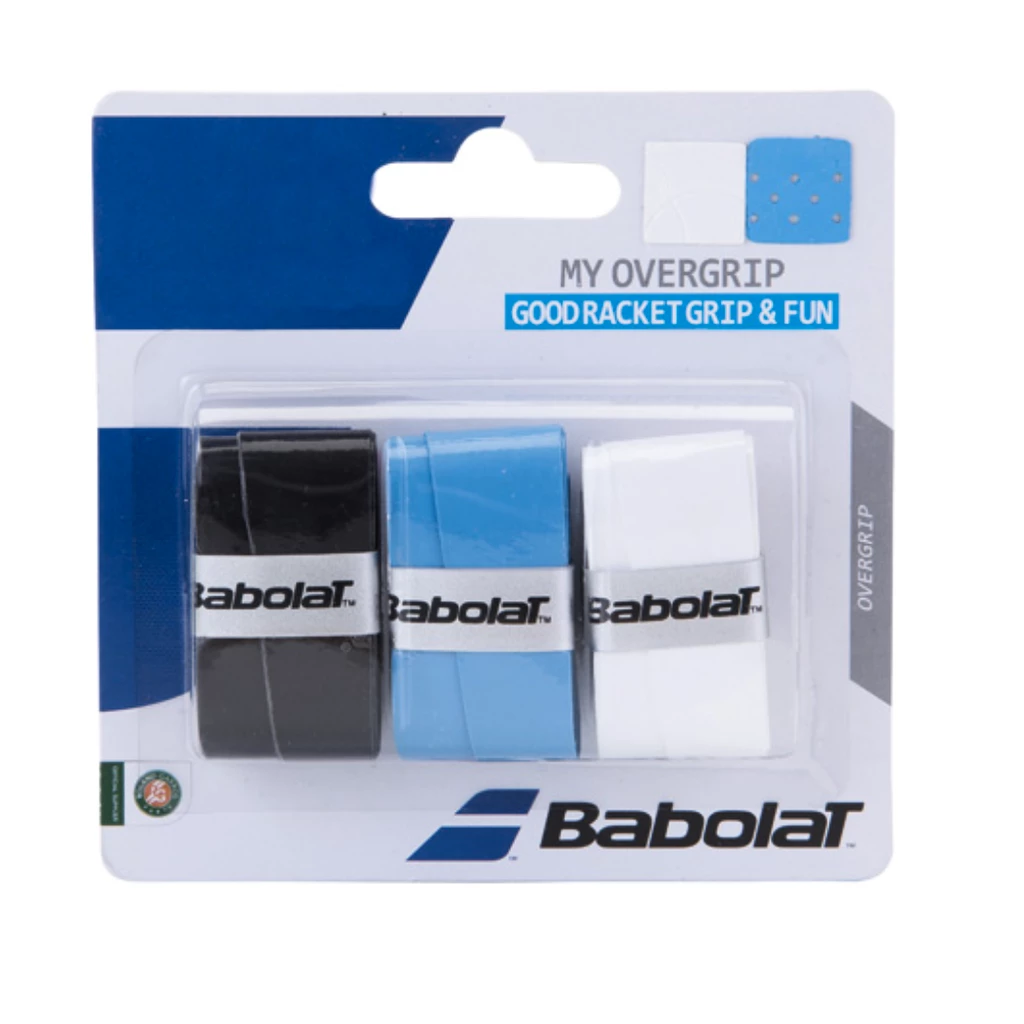 Overgrip Babolat  My Overgrip X3 Black/Blue/White