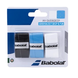 Overgrip Babolat My Overgrip X3 Black/Blue/White