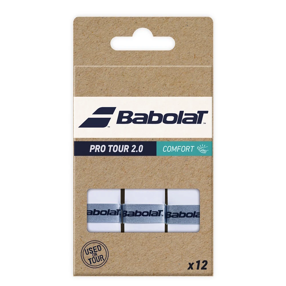 Overgrip Babolat  Pro Tour 2.0 X12 White