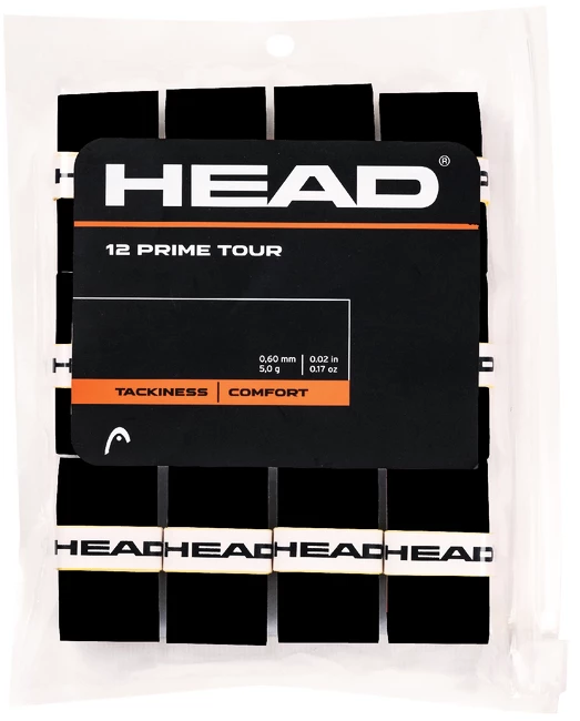 Overgrip Head  Prime Tour 12x Pack Black