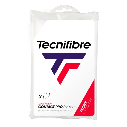 Overgrip Tecnifibre  Contact Pro White 12 Pack