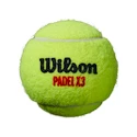 Padelballen Wilson  Padel X3 Ball Yellow