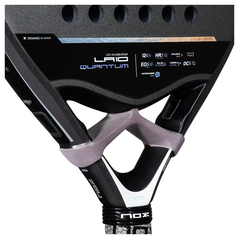 Padelracket NOX  LA10 QUANTUM 12K
BY LEO AUGSBURGUER