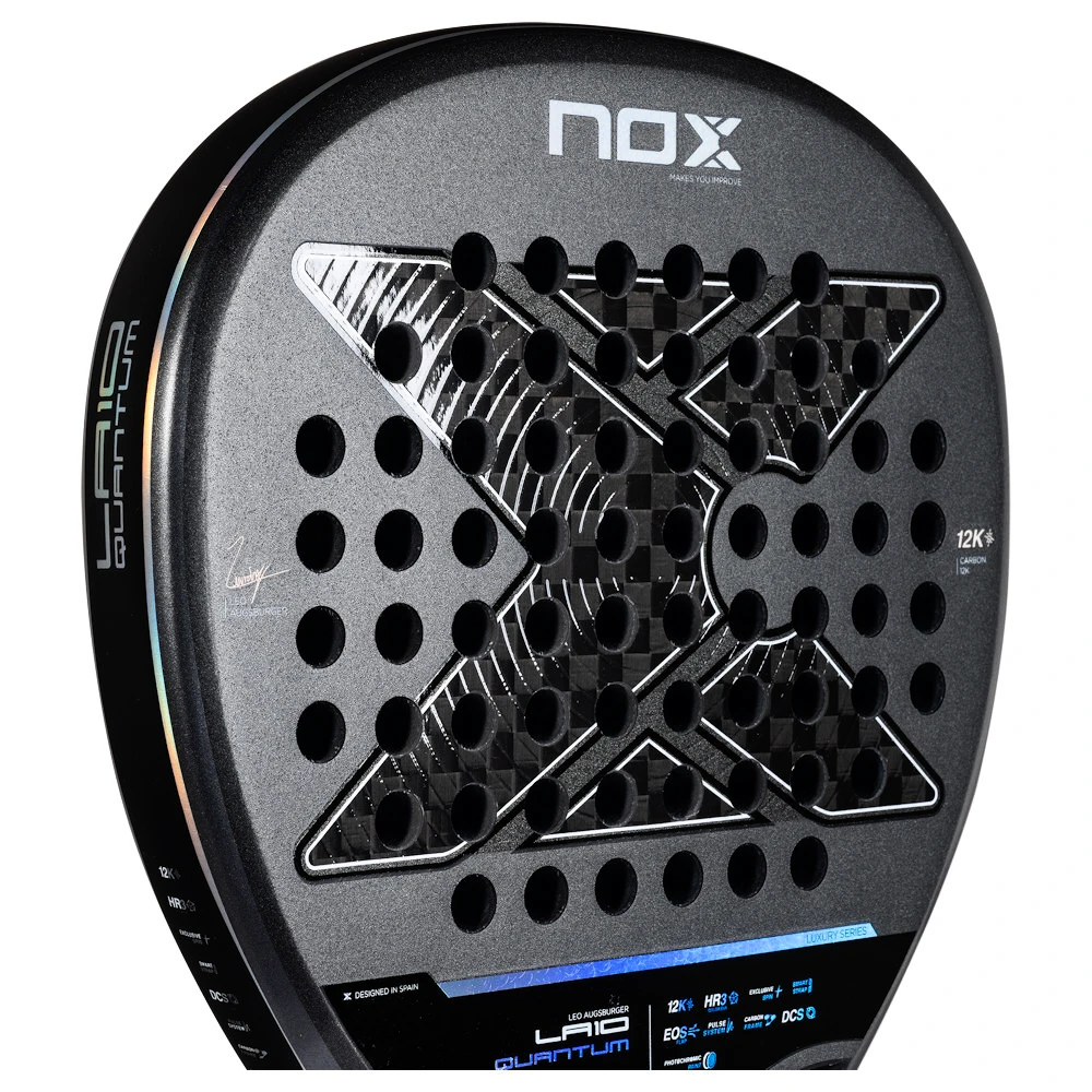 Padelracket NOX  LA10 QUANTUM 12K
BY LEO AUGSBURGUER