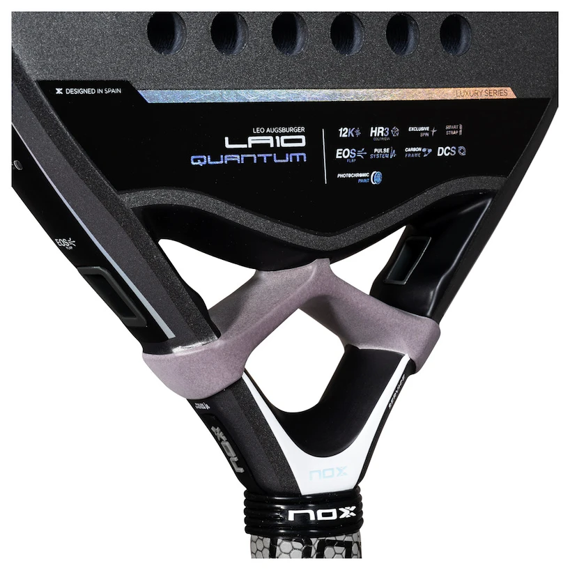 Padelracket NOX  LA10 QUANTUM 12K
BY LEO AUGSBURGUER