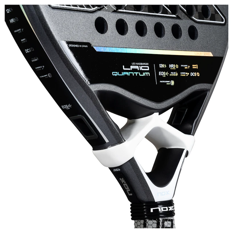 Padelracket NOX  LA10 QUANTUM 12K
BY LEO AUGSBURGUER