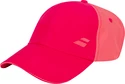 Pet Babolat  Basic Logo Cap Junior Red Rose