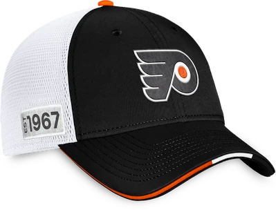 Pet Fanatics Draft Caps  Authentic Pro Draft Structured Trucker-Podium Philadelphia Flyers