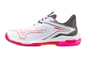 Przetestowano -  Dames tennisschoenen Mizuno Wave Exceed TOUR 6 CC White/Radiant Red/Quiet Shade  EUR 42