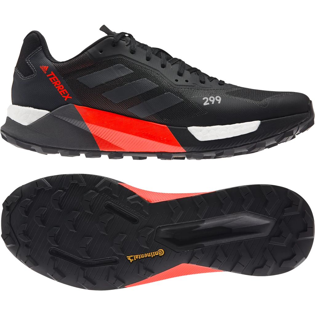 Przetestowano -  Heren hardloopschoenen adidas  Terrex Agravic Ultra Trail Running Core Black  UK 9,5