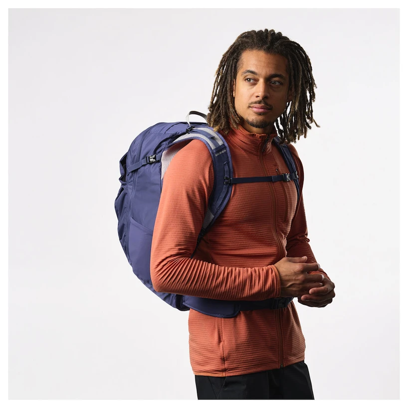 Rugzak Salomon Trailblazer 30 Mazarine Blue/Ghost Gray 16-4703 Tcx