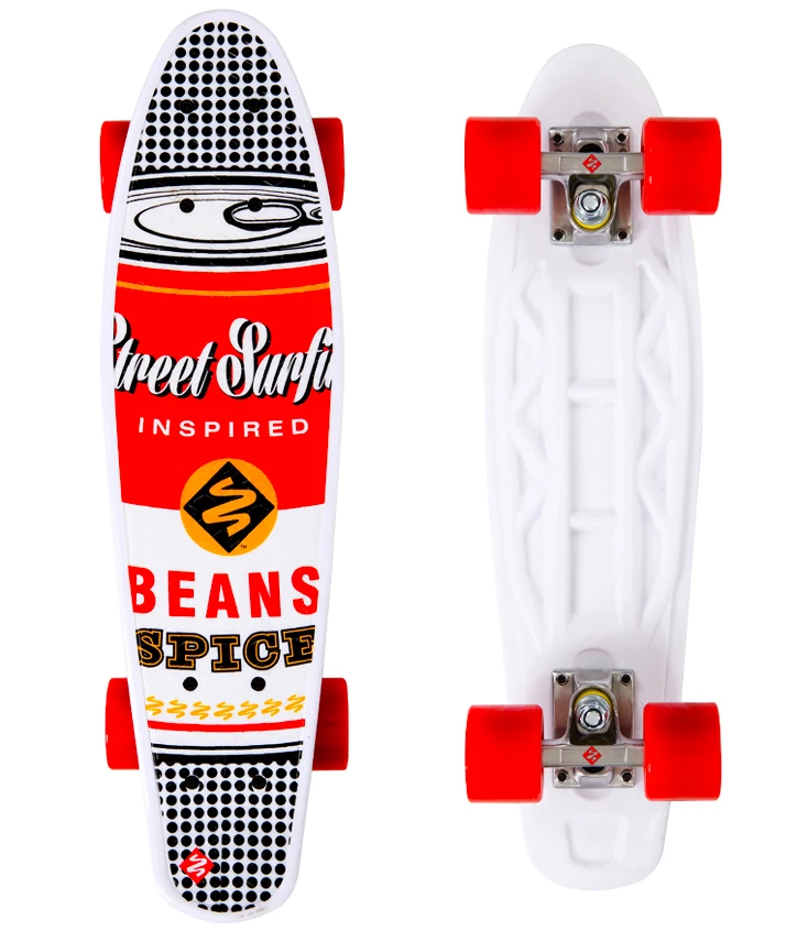 Skateboard Street Surfing  Pop Board Super Black Dot