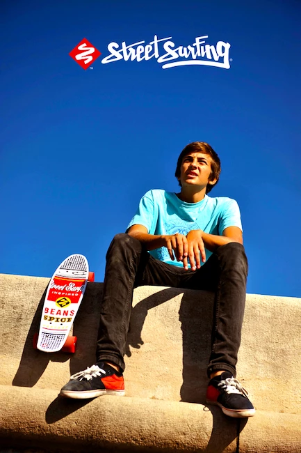 Skateboard Street Surfing  Pop Board Super Black Dot