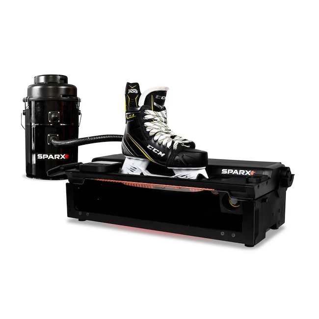 Slijpmachine + Basis Sparx  Sharpener 3 Commercial + Stofzuiger PV100 Vacuum