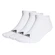 Sokken adidas  Cushioned Low-Cut Socks 3 Pairs White