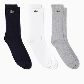 Sokken Lacoste Core Performance Socks Silver/White/Black