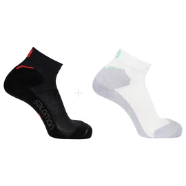 Sokken Salomon Speedcross Ankle 2PP Ebony/White
