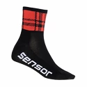 Sokken Sensor  Race Square Black/Red