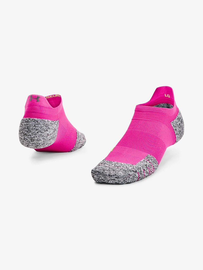 Sokken Under Armour  AD Run Cushion 1pk NS Tab-PNK  S