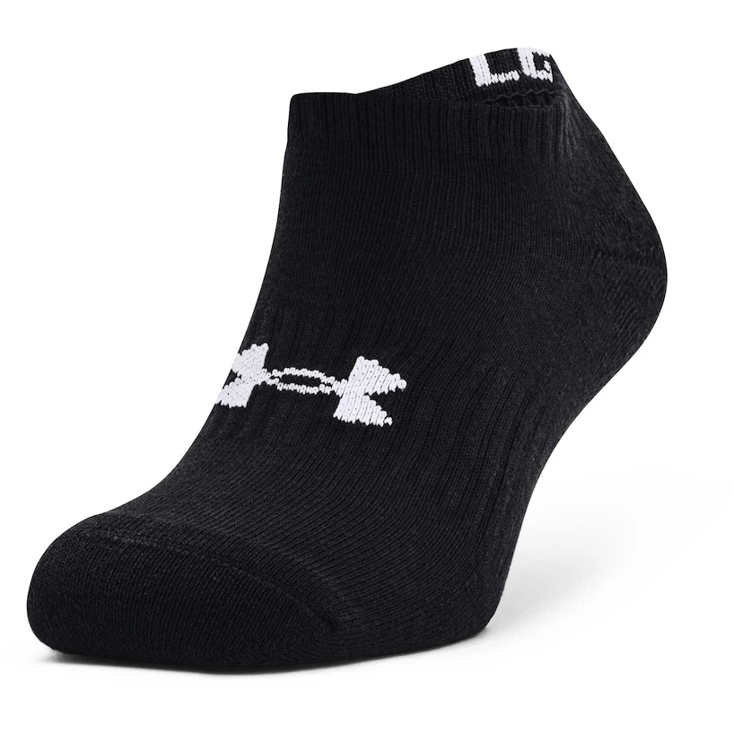 Sokken Under Armour  Core No Show 3Pk-BLK  XL