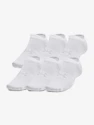 Sokken Under Armour  Essential No Show 6pk-WHT  M