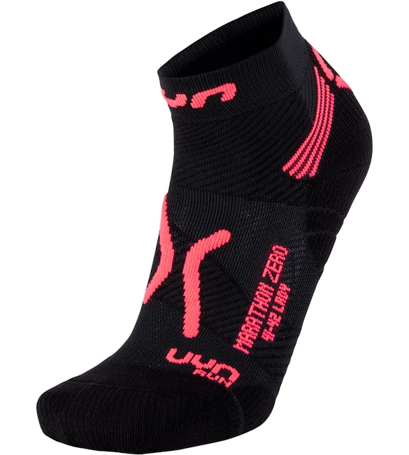 Sokken UYN  Run Marathon Zero  41-42, roze en wit