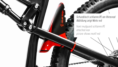 Spatbord Riesel Design   Carbon