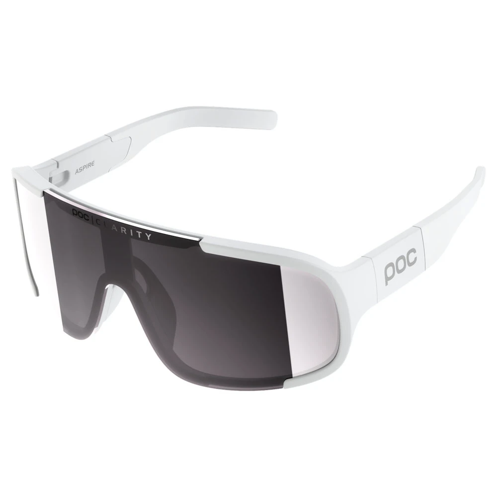 Sportbril POC  Aspire Hydrogen White/Clarity Road/Sunny Silver ONE