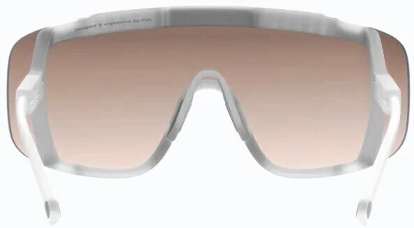Sportbril POC  Devour Transparent Crystal/Clarity MTB Silver Mirror