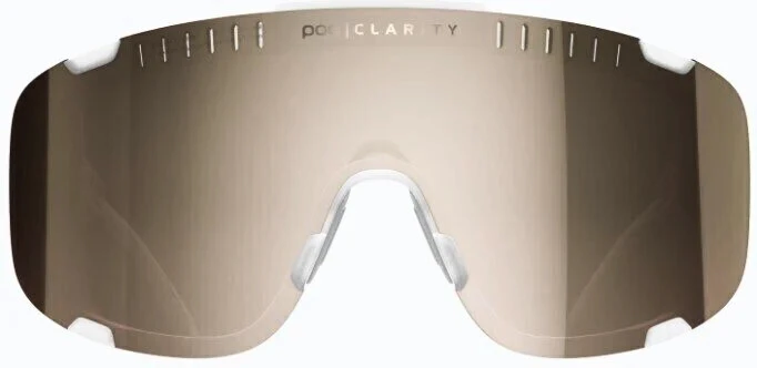 Sportbril POC  Devour Transparent Crystal/Clarity MTB Silver Mirror