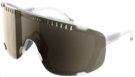 Sportbril POC  Devour Transparent Crystal/Clarity MTB Silver Mirror