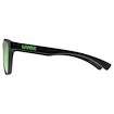 Sportbril Uvex  Esntl Spirit Black Matt/Mir. Green (S5330622216)