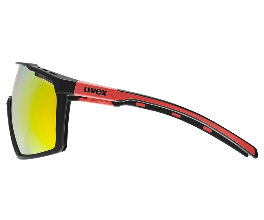 Sportbril Uvex  Mtn Perform Black-Red M/Mir.Red (S5330392316)