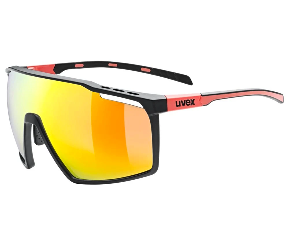 Sportbril Uvex  Mtn Perform Black-Red M/Mir.Red (S5330392316)