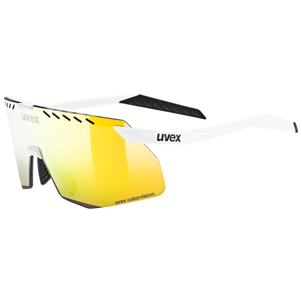 Sportbril Uvex  Pace Stage S Cv White Matt/Mir.Yellow (S5330738882)