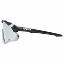 Sportbril Uvex  Sportstyle 228 Black Sand Mat/Mirror Silver (Cat. 2)