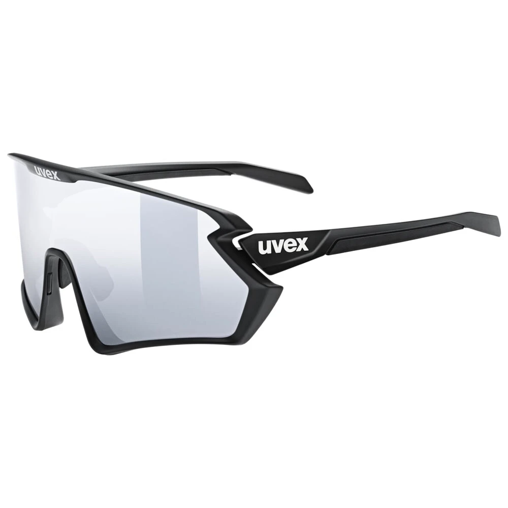 Sportbril Uvex  Sportstyle 231 2.0 Set Black Mat /Mir.Silver Cat. 2 + Cat. 0 (S5330272216)
