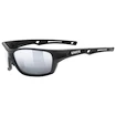 Sportbril Uvex  Sportstyle 232 P Black Mat / Polavision Mirror Silver (Cat. 3)