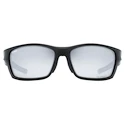Sportbril Uvex  Sportstyle 232 P Black Mat / Polavision Mirror Silver (Cat. 3)