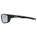 Sportbril Uvex  Sportstyle 232 P Black Mat / Polavision Mirror Silver (Cat. 3)