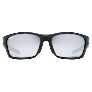Sportbril Uvex  Sportstyle 232 P Black Mat / Polavision Mirror Silver (Cat. 3)